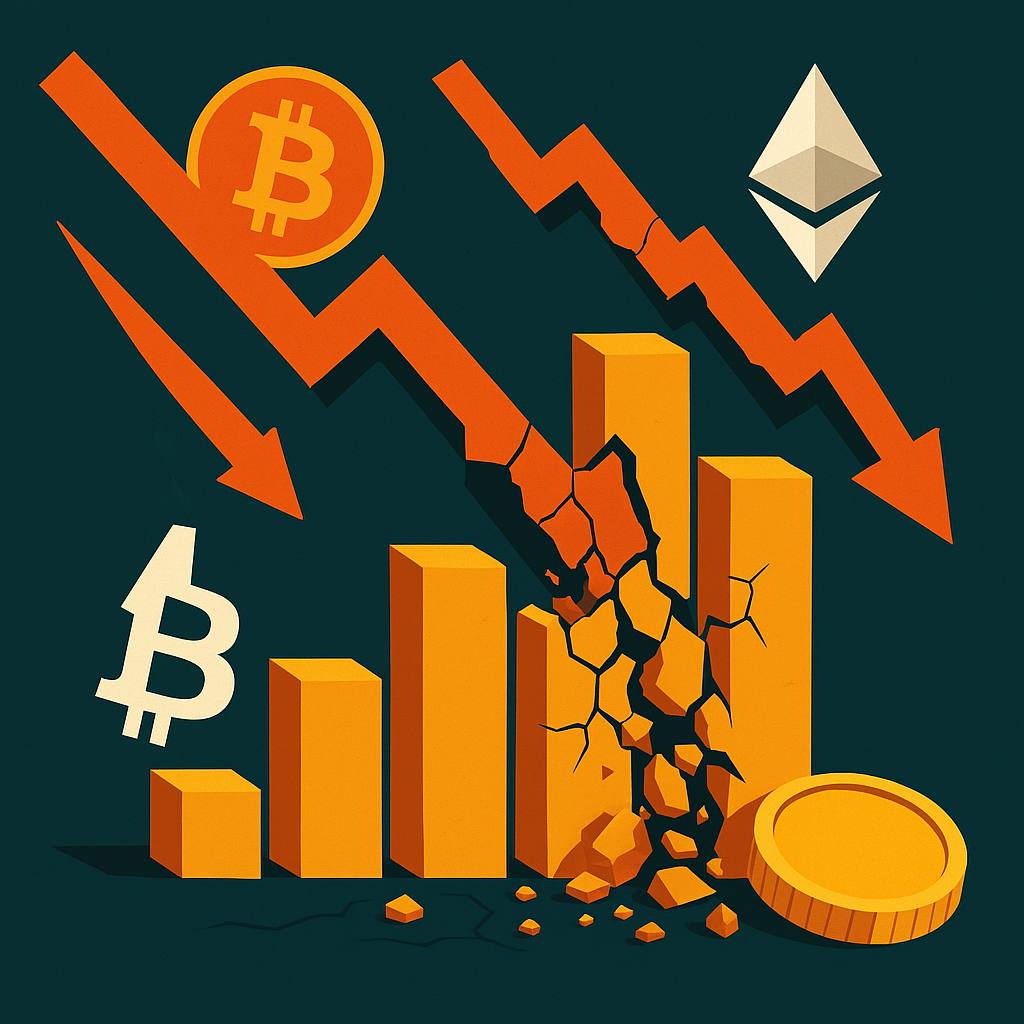 chute des cours crypto