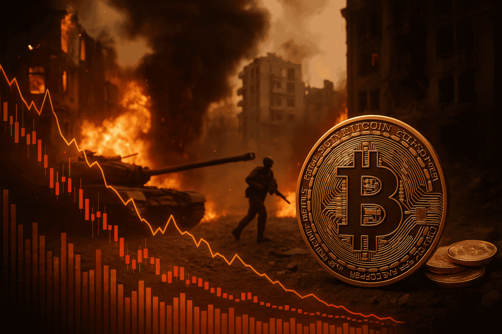 Guerre et crypto impact