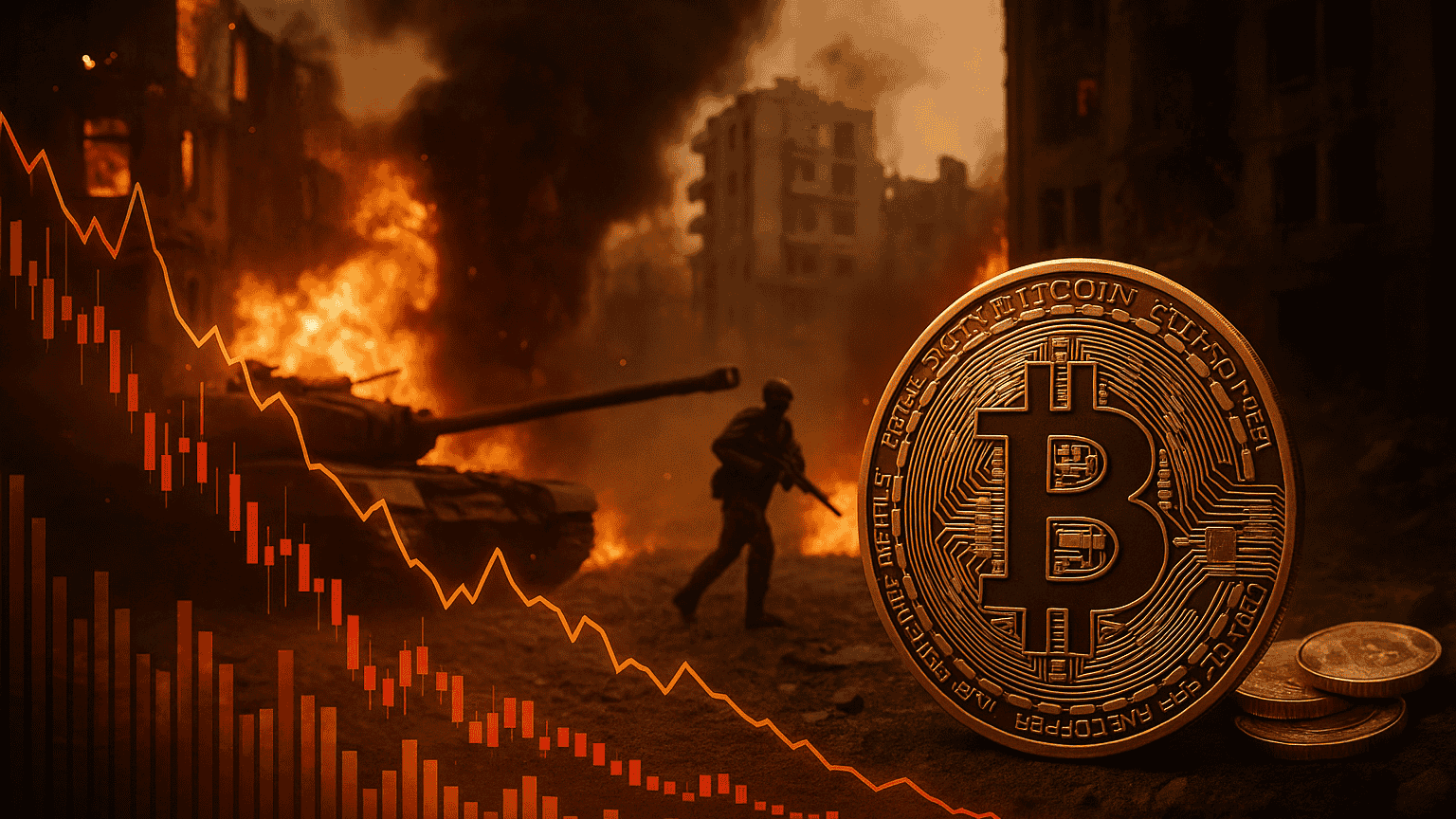 Guerre et crypto impact