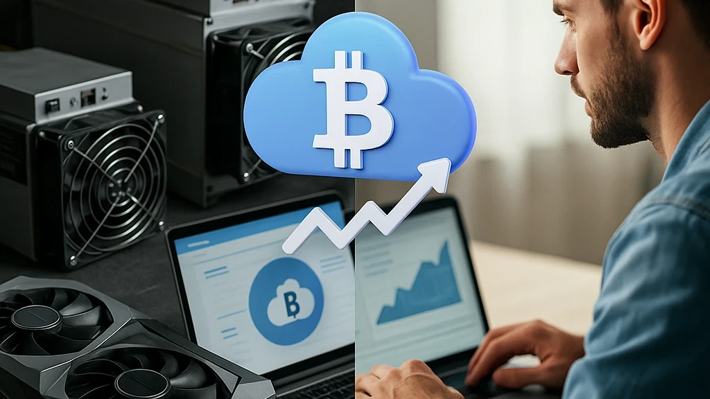 Minage traditionnel vs. cloud mining