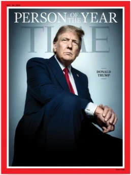 Meme coin Donald Trump - Time cover