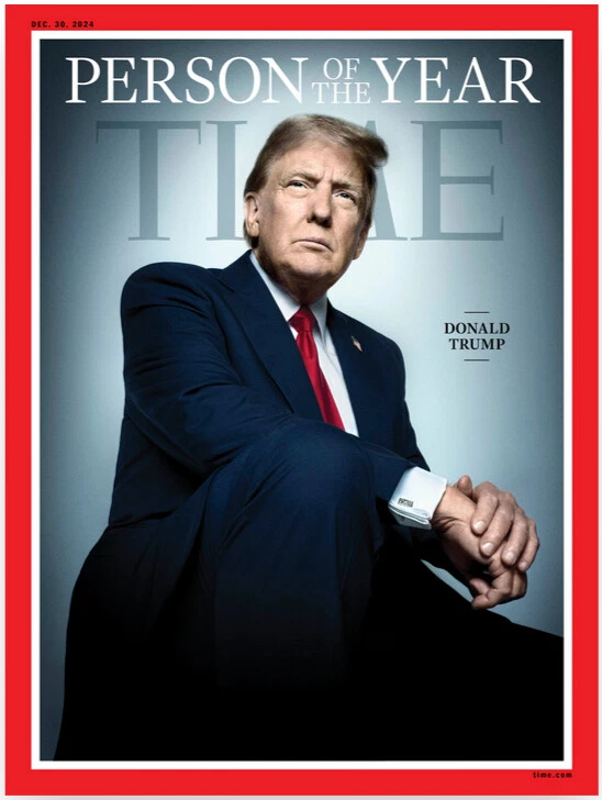 Meme coin Donald Trump - Time cover