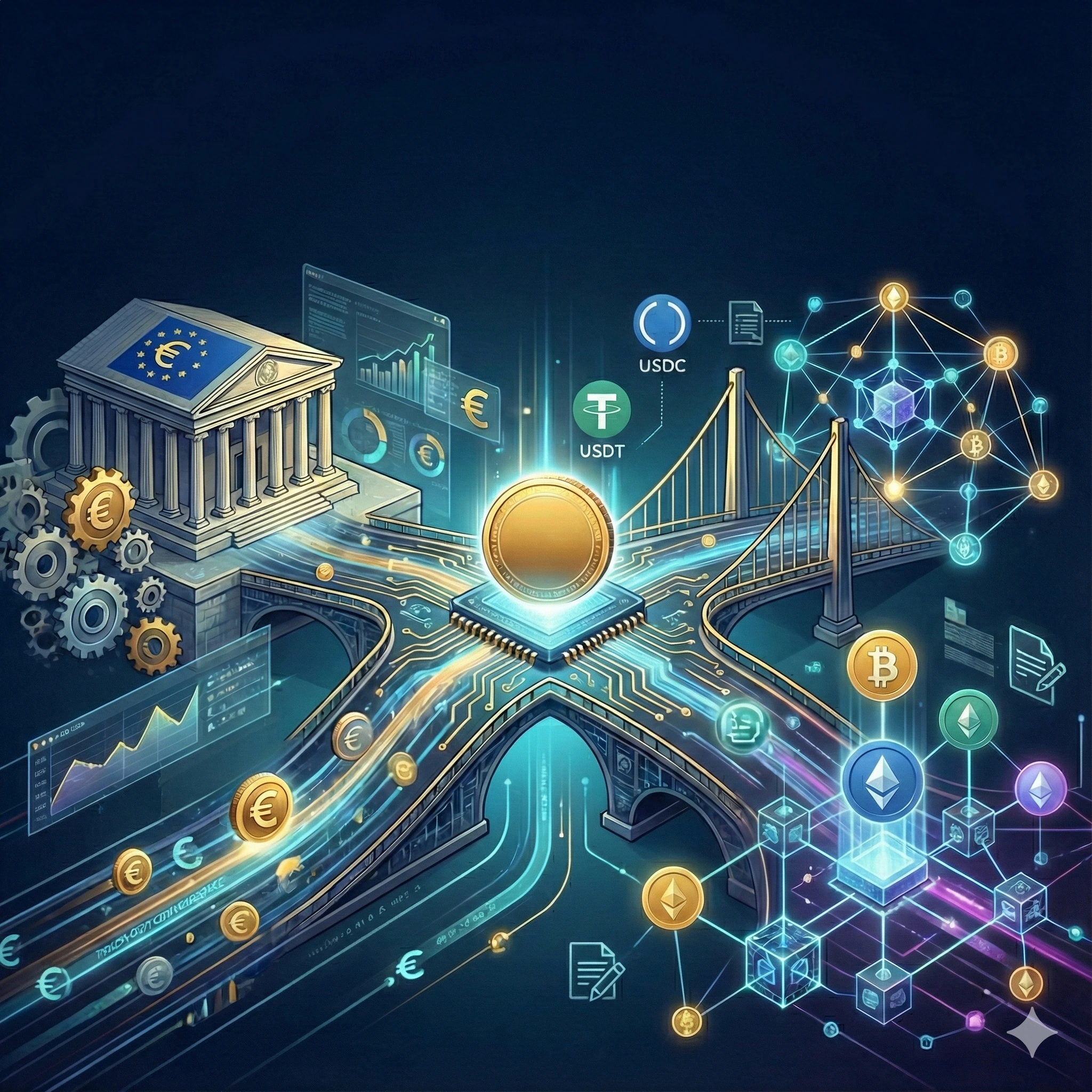 Liste des stablecoin convergence TradFi et DeFi