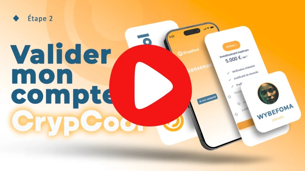 Tuto vaiider mon compte CrypCool pas à pas
